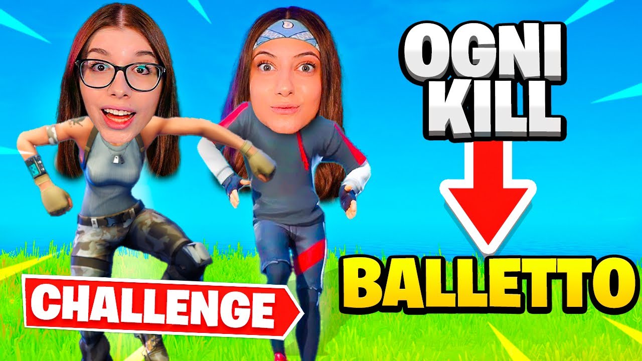 OGNI KILL UN BALLO DAL VIVO CON @QueenGiorgia *Challenge*😂 FORTNITE ITA
