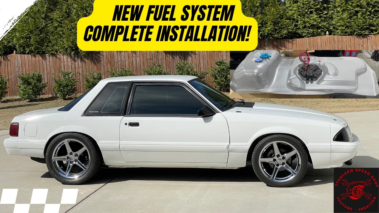 Mustang Twin Turbo 1993 года &mdash; новая топливная система с инструкцией по установке! Топливный бак ...