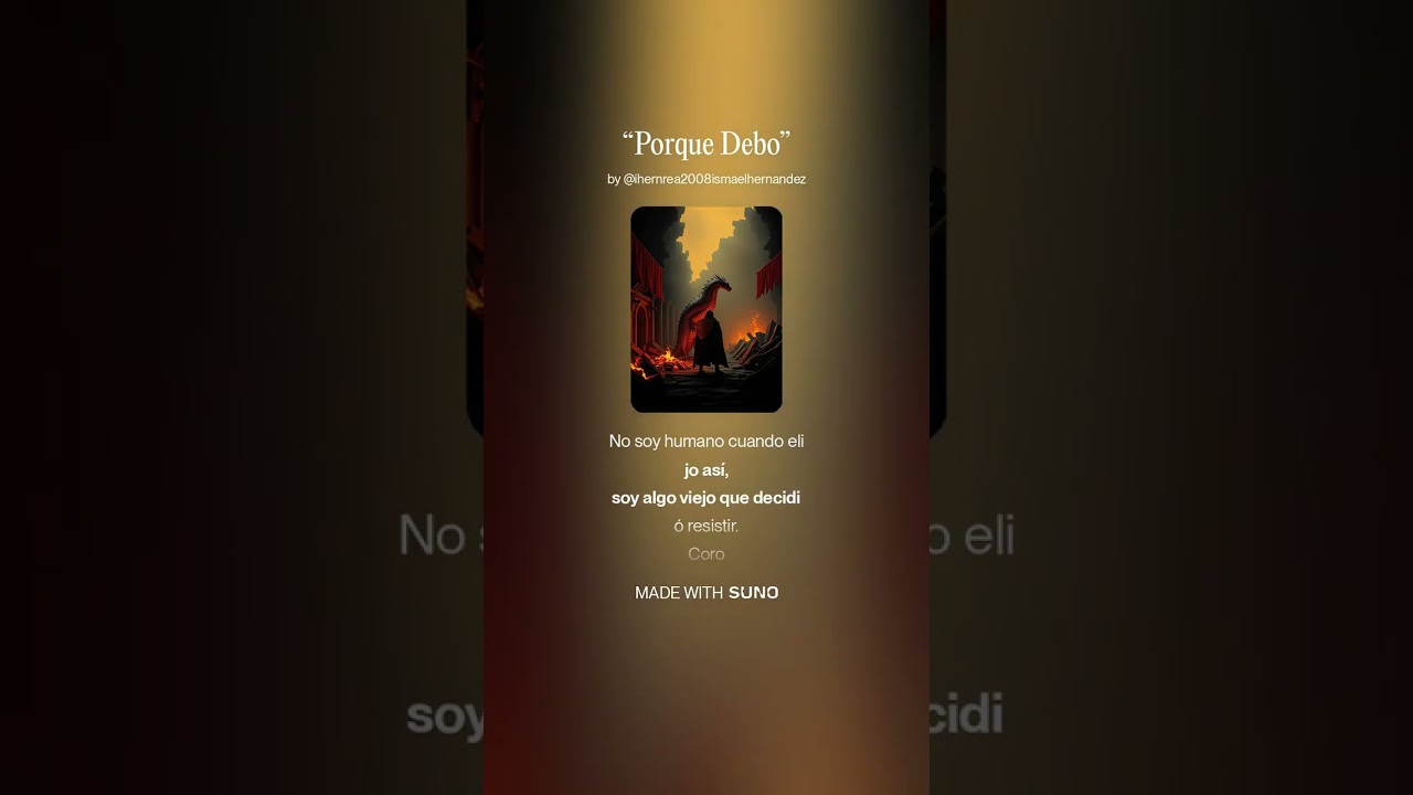 “Porque Debo”