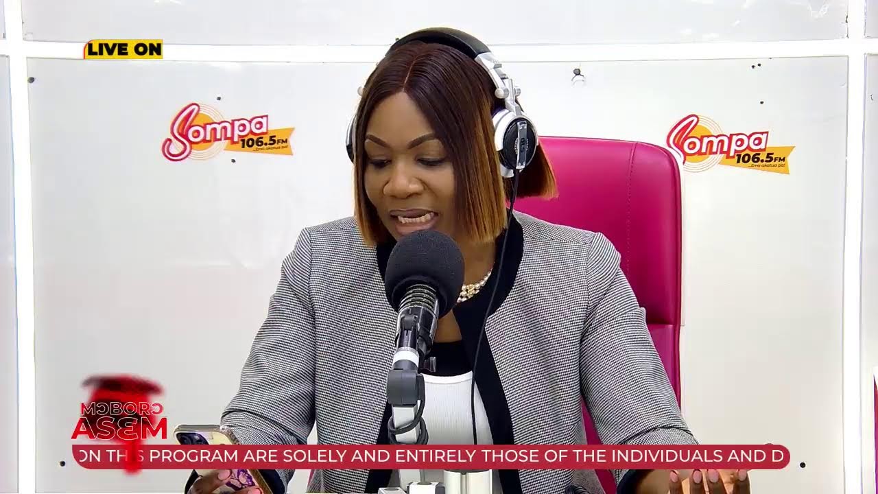 MↃBORↃ ASEM LIVE ON SOMPA 106.5 FM WITH AKOSUA NHYIRA, OHENEYERE & APAM DADAA 03-09-26 BY AUGUSTINE