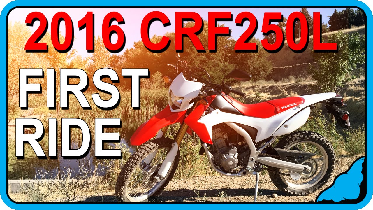 2016 Honda CRF250L First Ride / First Impression