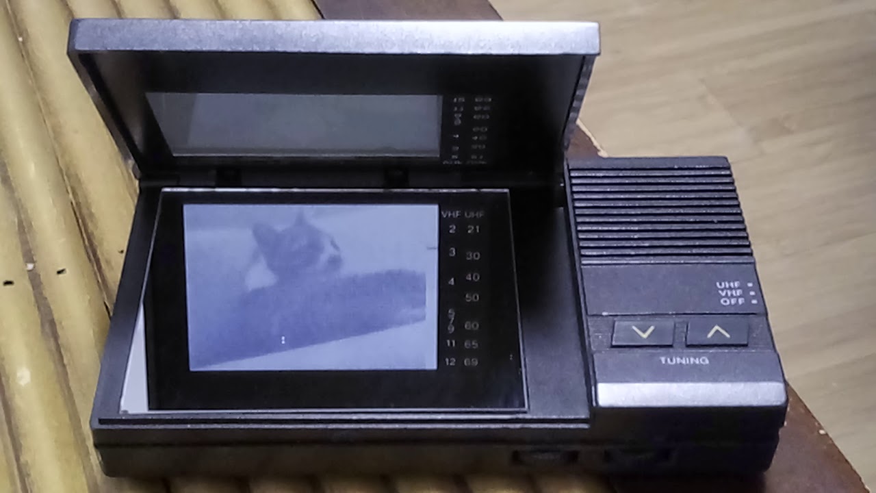 Casio TV-21 monochrome lcd television