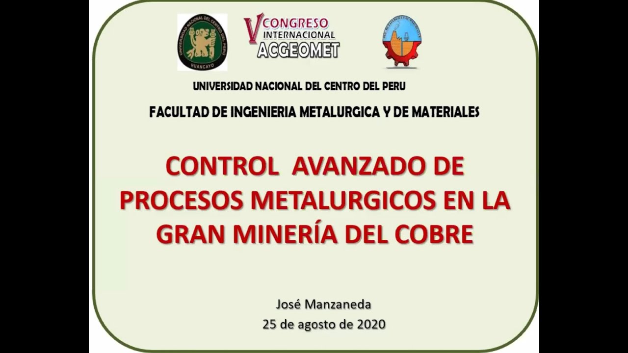Control avanzado de Procesos Metalurgicos - Manzaneda