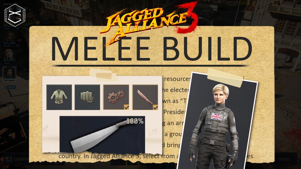 Лучший билд ближнего боя в Jagged Alliance 3 | Полное руководство по билду