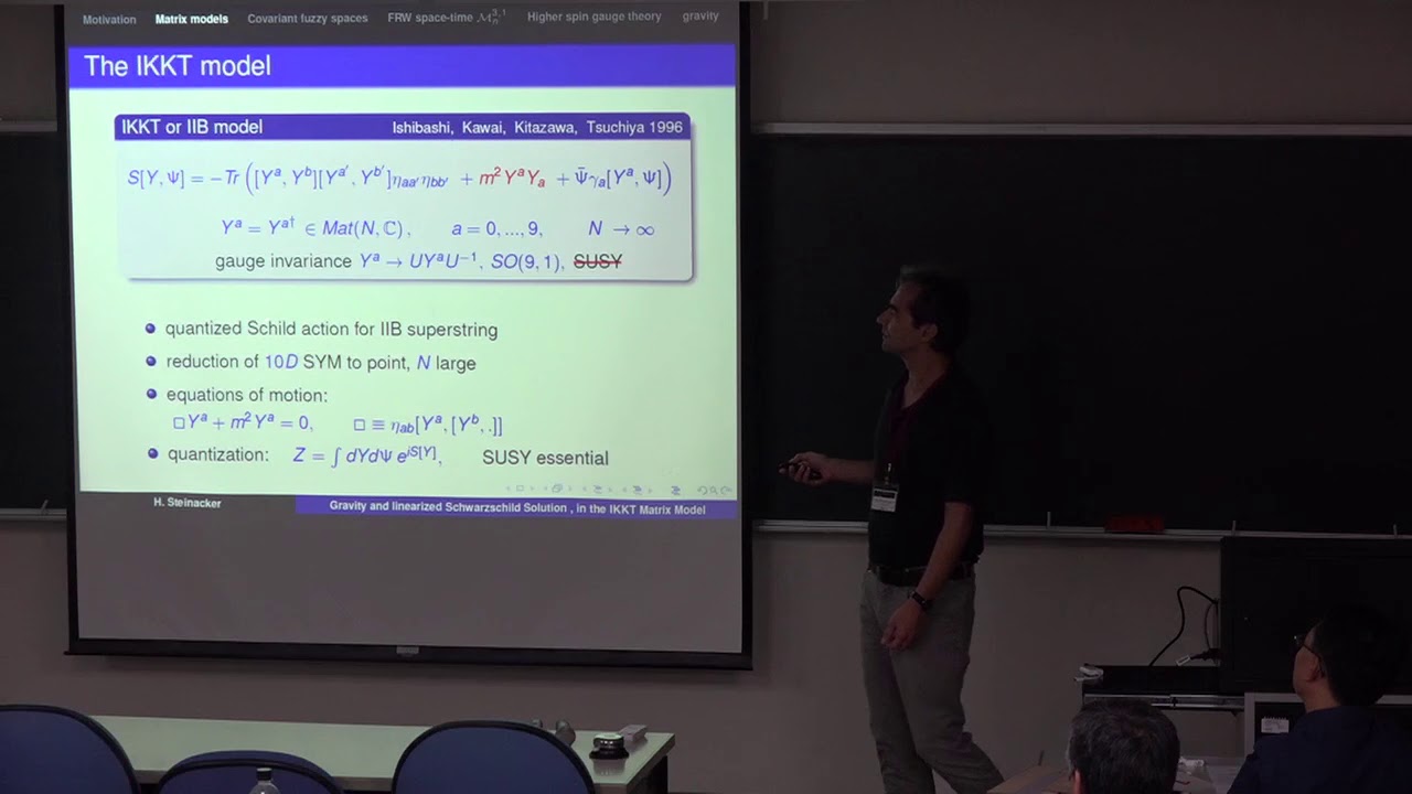 V2 Harold Steinacker--Gravity and a Linearized Schwarzschild Solution in the IKKT Matrix Model