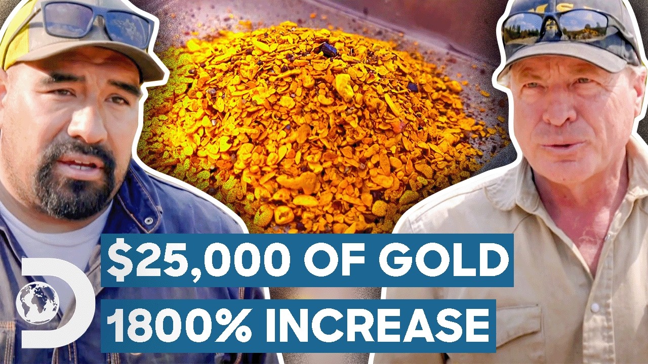$25,000 Gold Payday After 1800% Production Increase! | Gold Rush: Mine Rescue With Freddy & Juan