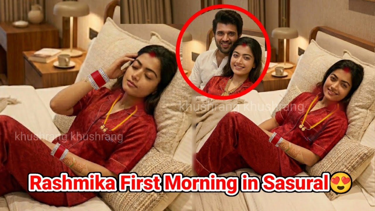 Rashmika Mandana First Morning in Sasural With Vijay Devarakonda 