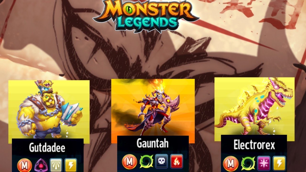 Monster Legends - New Bounty Hunt And New Mythic Monsters Gutdadee , Electrotex And Gauntah