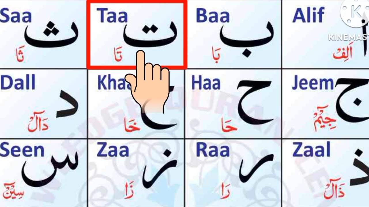 Quran | Alif Baa Taa | Arabic Alphabets | Noorani Qaida Lesson 1 | Learn Epi 1437 | Arabic Beginner