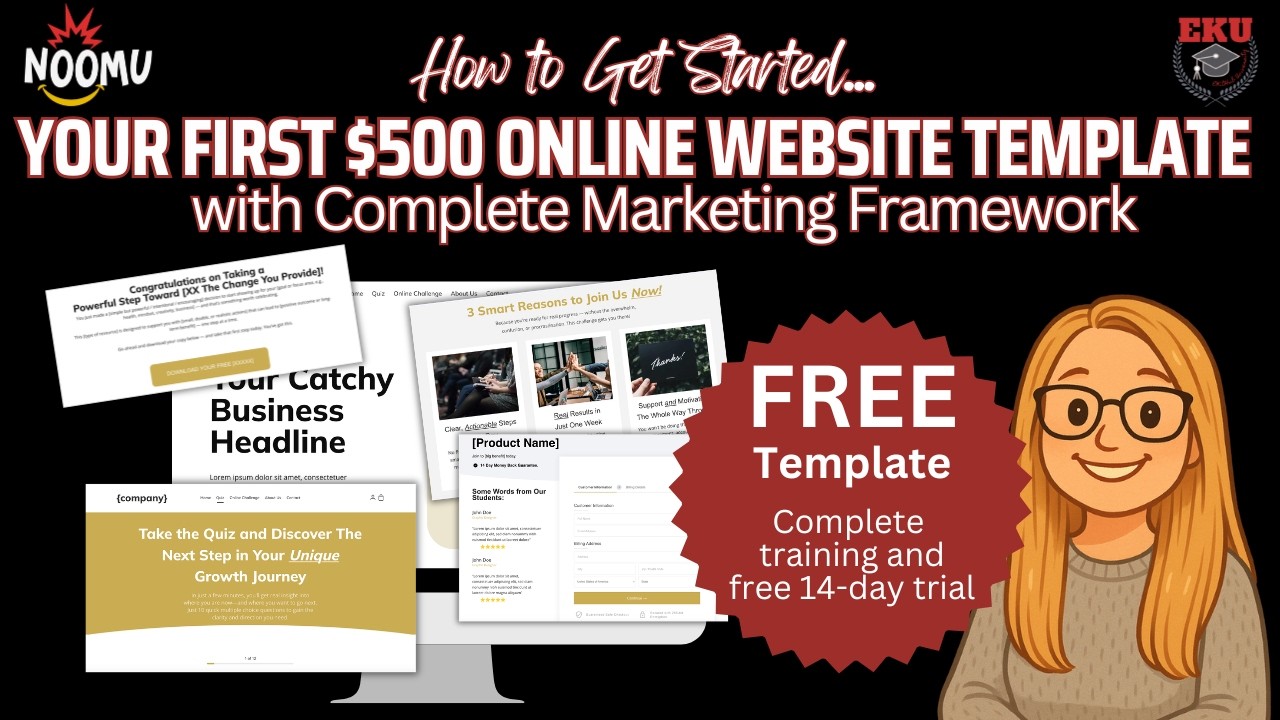 How to Use Noomu's Product Offer Stack Website Template with Marketing Framework