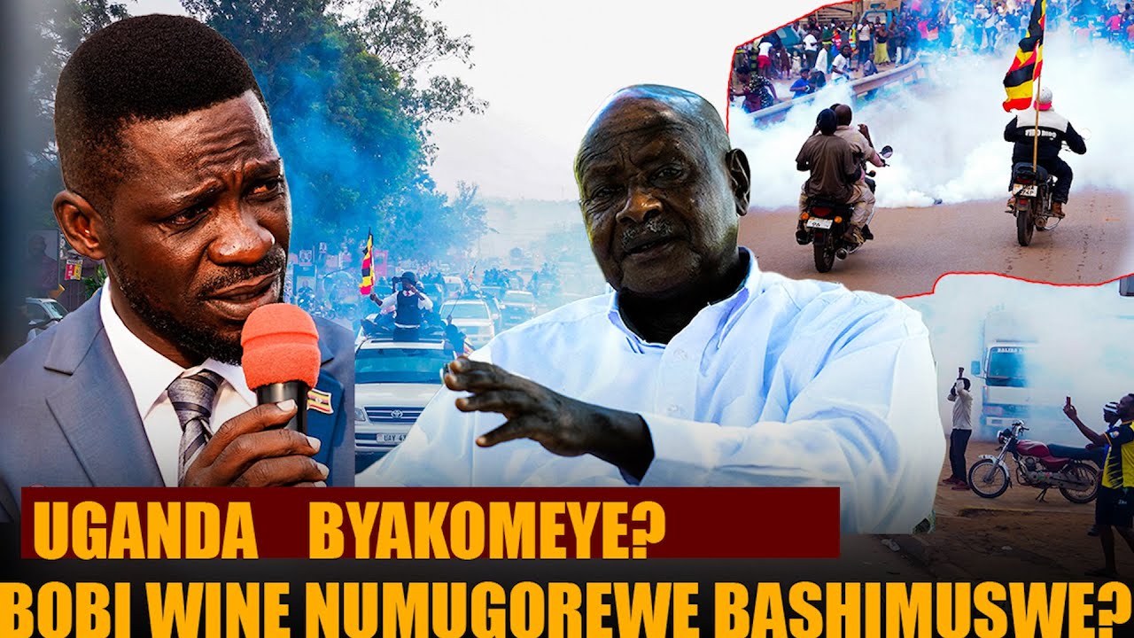 UGANDA NYUMA Y'AMATORA BYAKOMEYE :BOB WINE N' UMUGORE WE BABURIWE IRENGERO ,IMYIGARAGAMBYO IKOMEYE ?