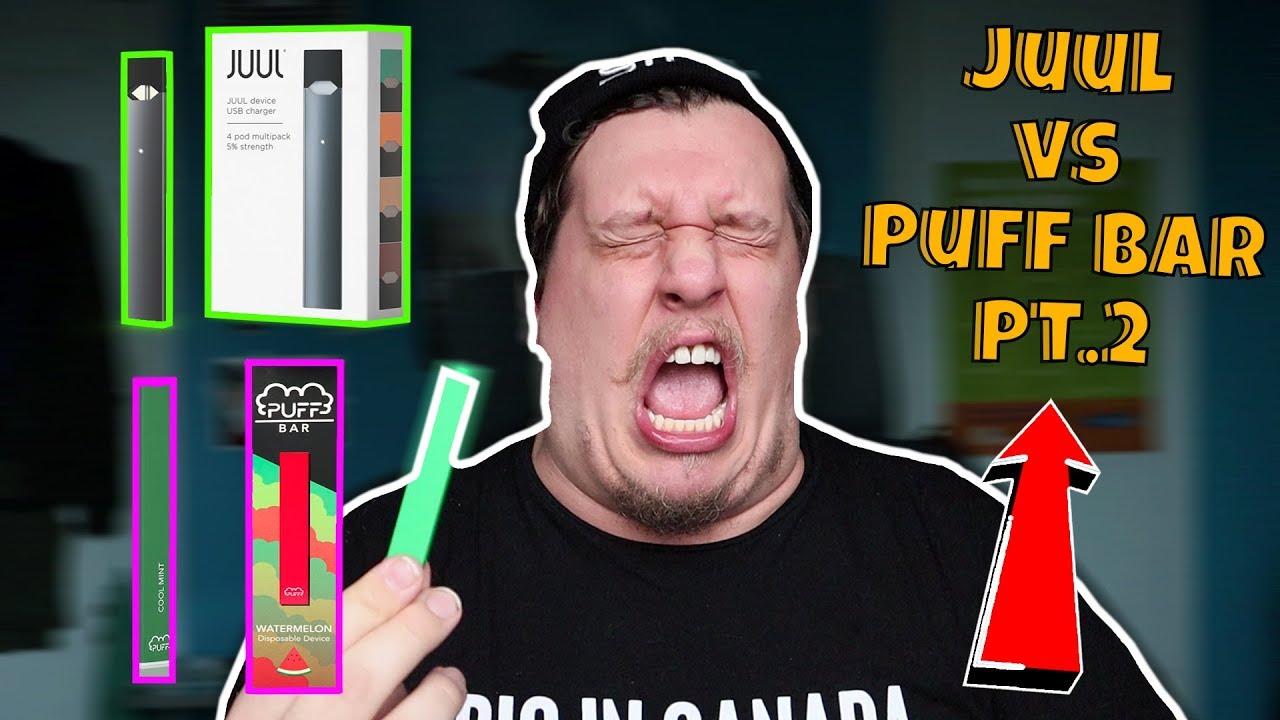 JUUL vs Puff Bar Disposable Pod Device Review Pt. 2