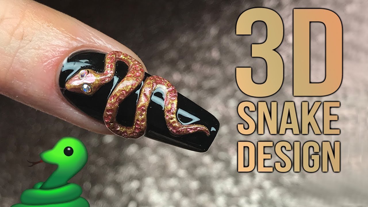 3D Snake Design using 3D Sculpture Gel