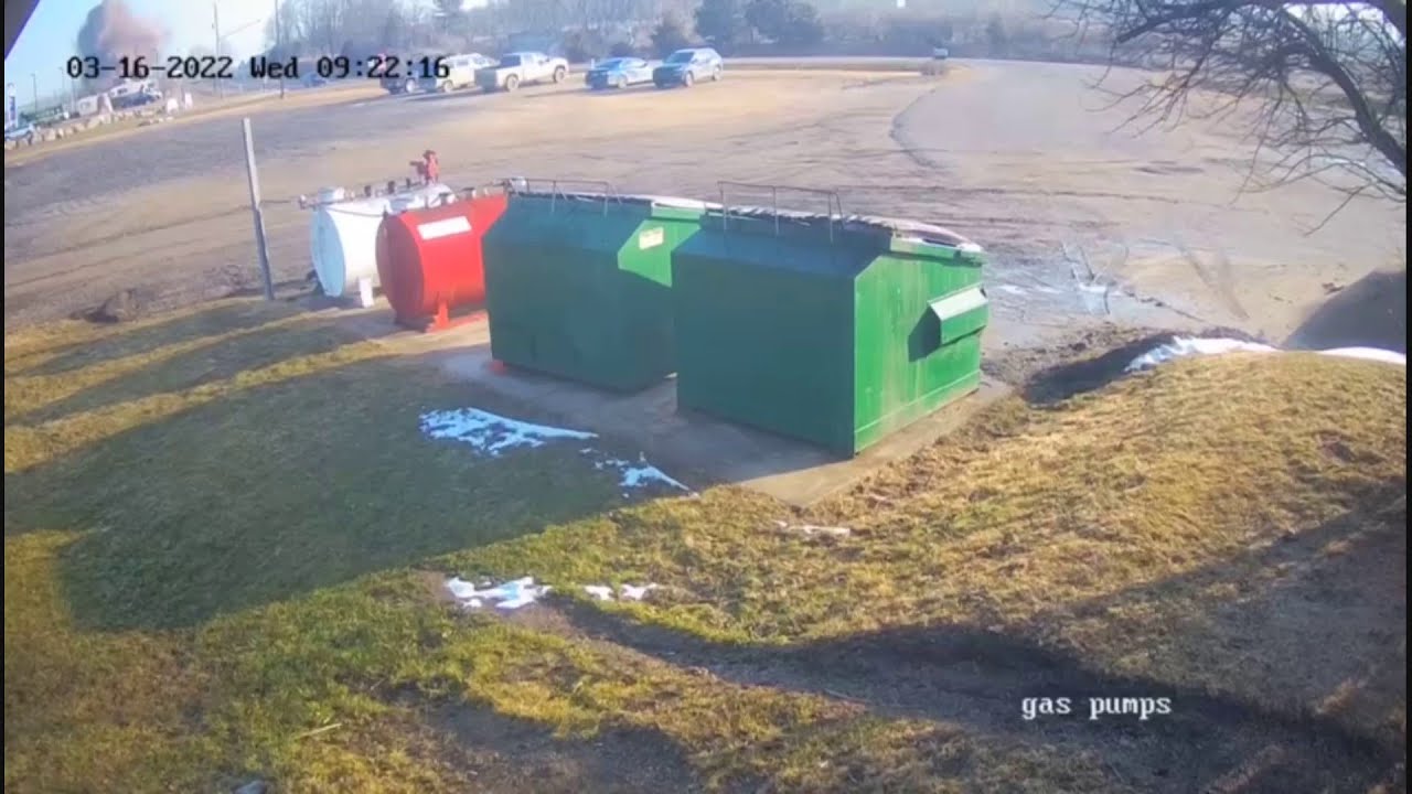 Video shows gas line explosion in Livingston County