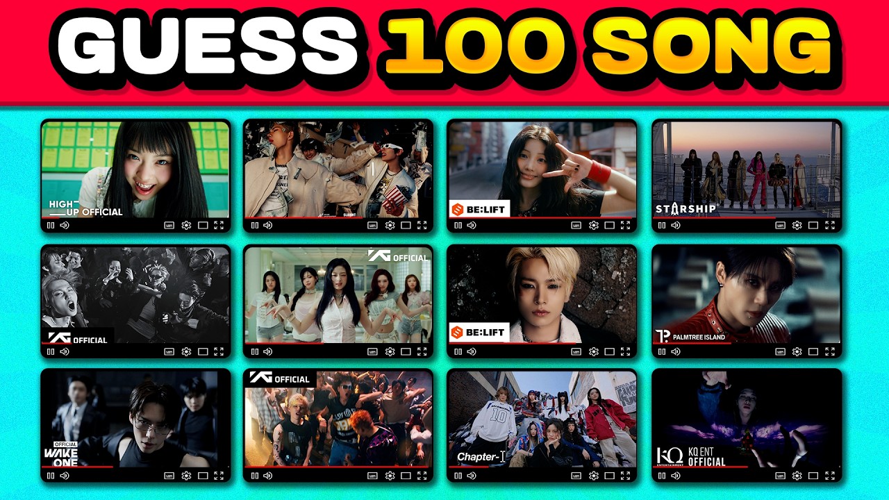 GUESS 100 KPOP SONGS BY THUMBNAIL (EASY - HARD) | Kpop Quiz