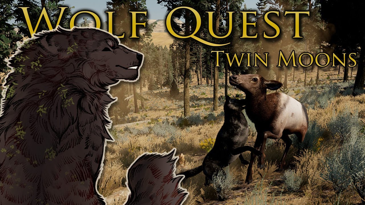 Seeking a MATE for the Dark Moon Wolf!! 🐺 WOLF QUEST: TWIN MOONS &bull; #6