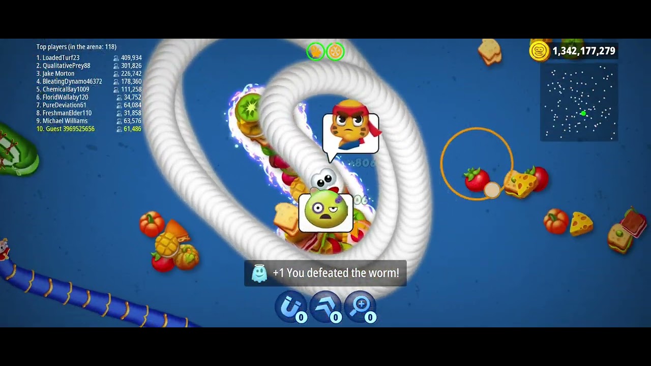 Noob to Pro in Worms Zone 🐍