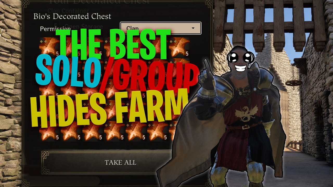 New BEST Orange Animal Hide Farm in Pax Dei (Updated)