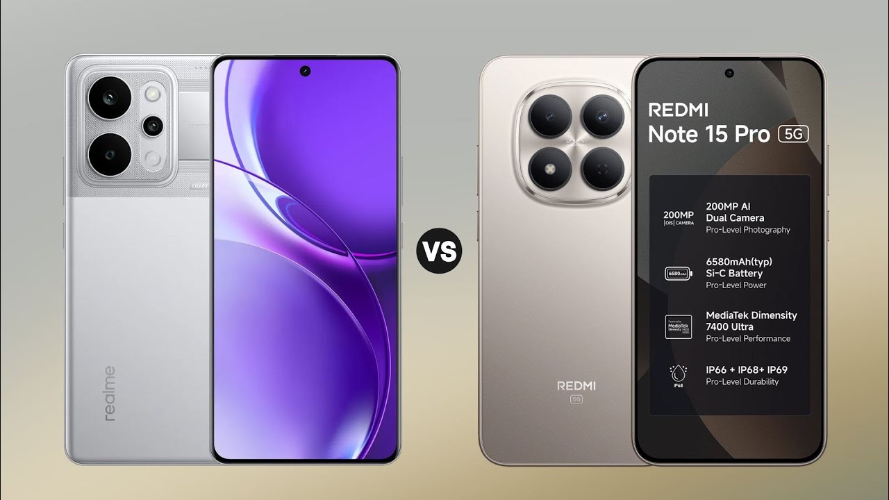 Redmi Note 15 pro vs Realme p4 power