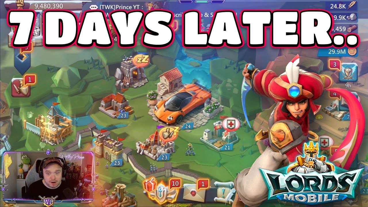 How Much Progress On My New Account? Lords Mobile