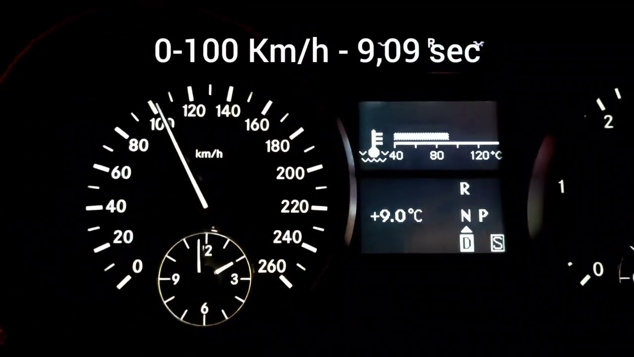 Mercedes GL350 CDI 2008 BlueTEC X164 3.0 CDi acceleration 0-100 stage1