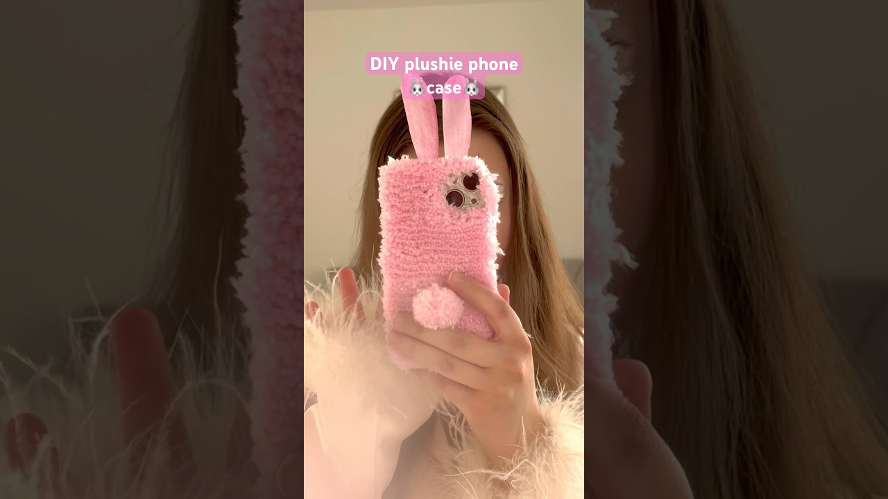 DIY plushie phone case🐰💖