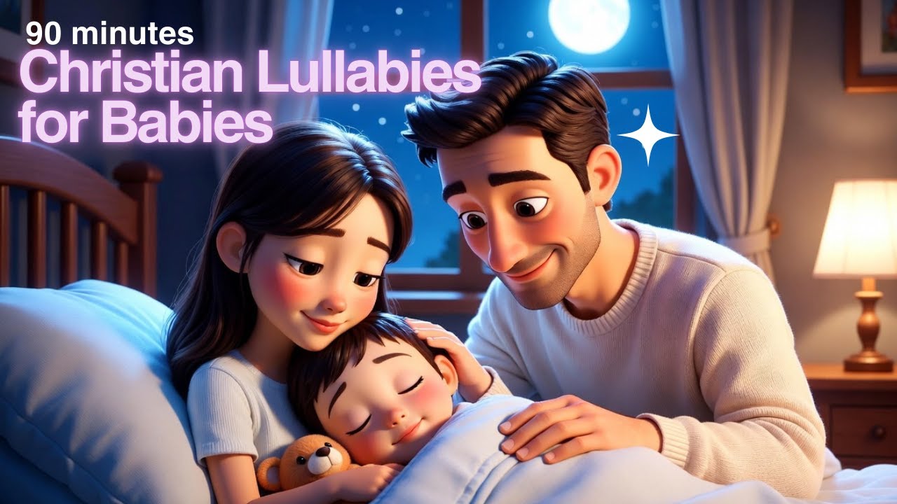 90 Minutes Peaceful Psalms for Kids Sleep | Christian Lullabies for Bedtime
