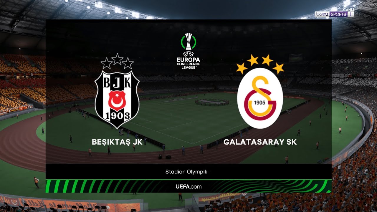 Beşiktaş - Galatasaray | UEFA Avrupa Konferans Ligi Final Maçı | FIFA 22
