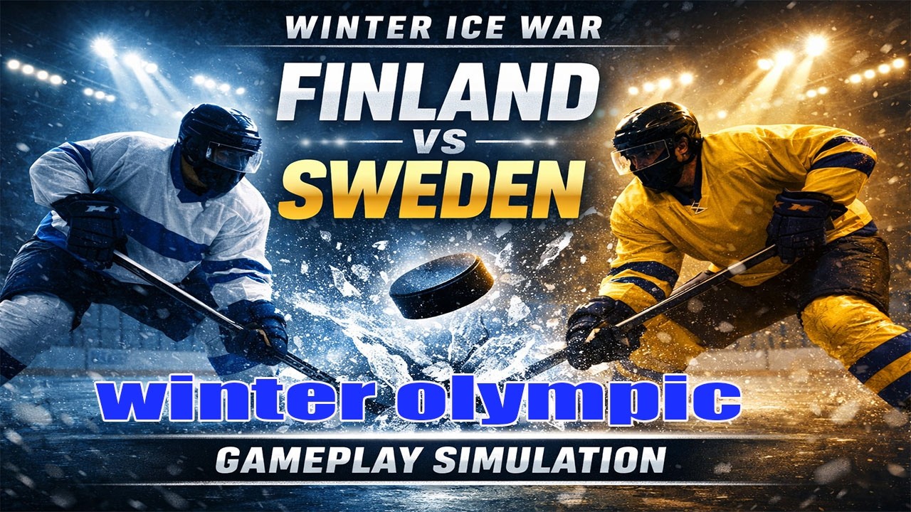 Finland vs Sweden | Men’s Ice Hockey Winter Olympics | Gameplay Simulation cluch plazer