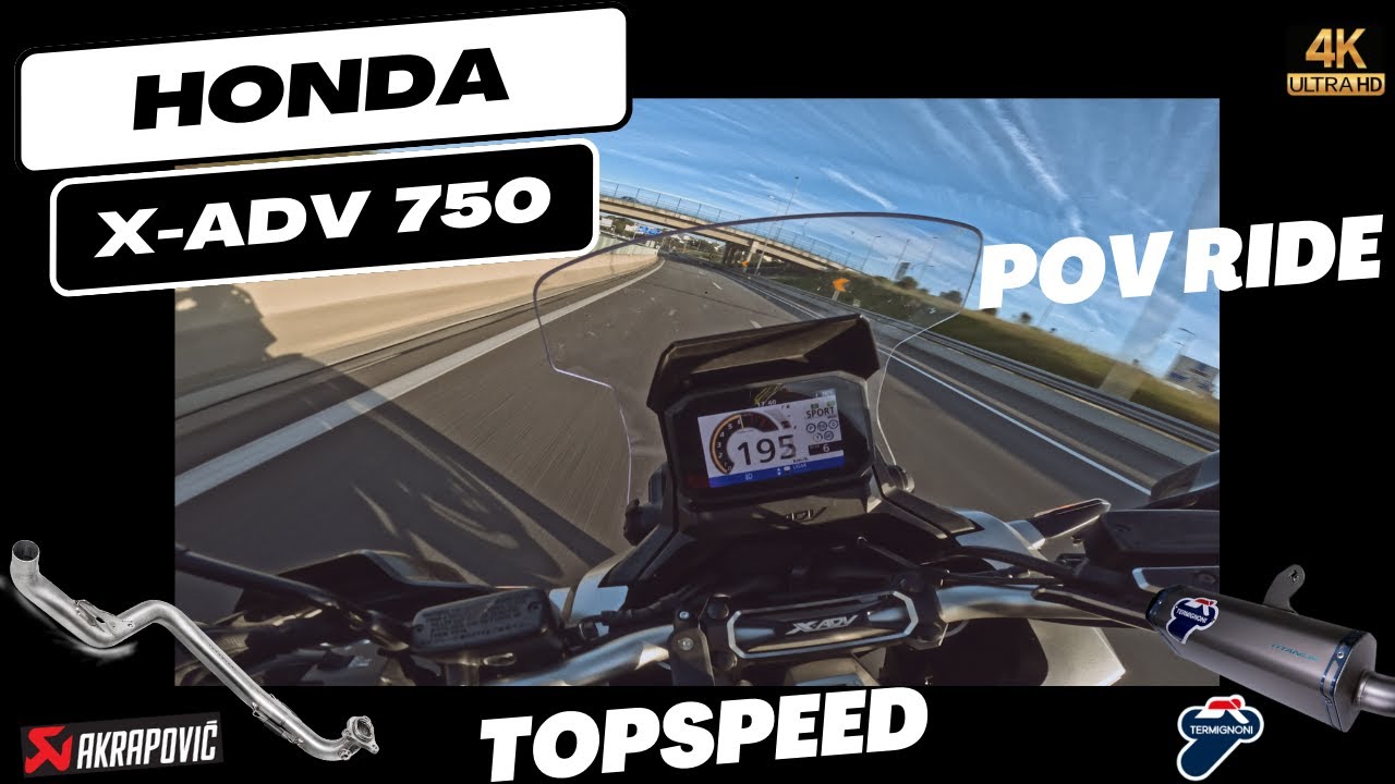 🇵🇹 Honda X-ADV 750 Top Speed Run: Pushing the Limits of Adventure Scooters