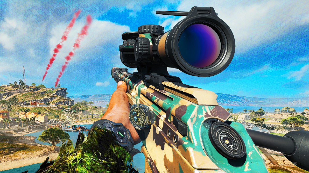 Solo Ghillie Sniping in WARZONE&rsquo;S BLACKOUT is ADDICTIVE!