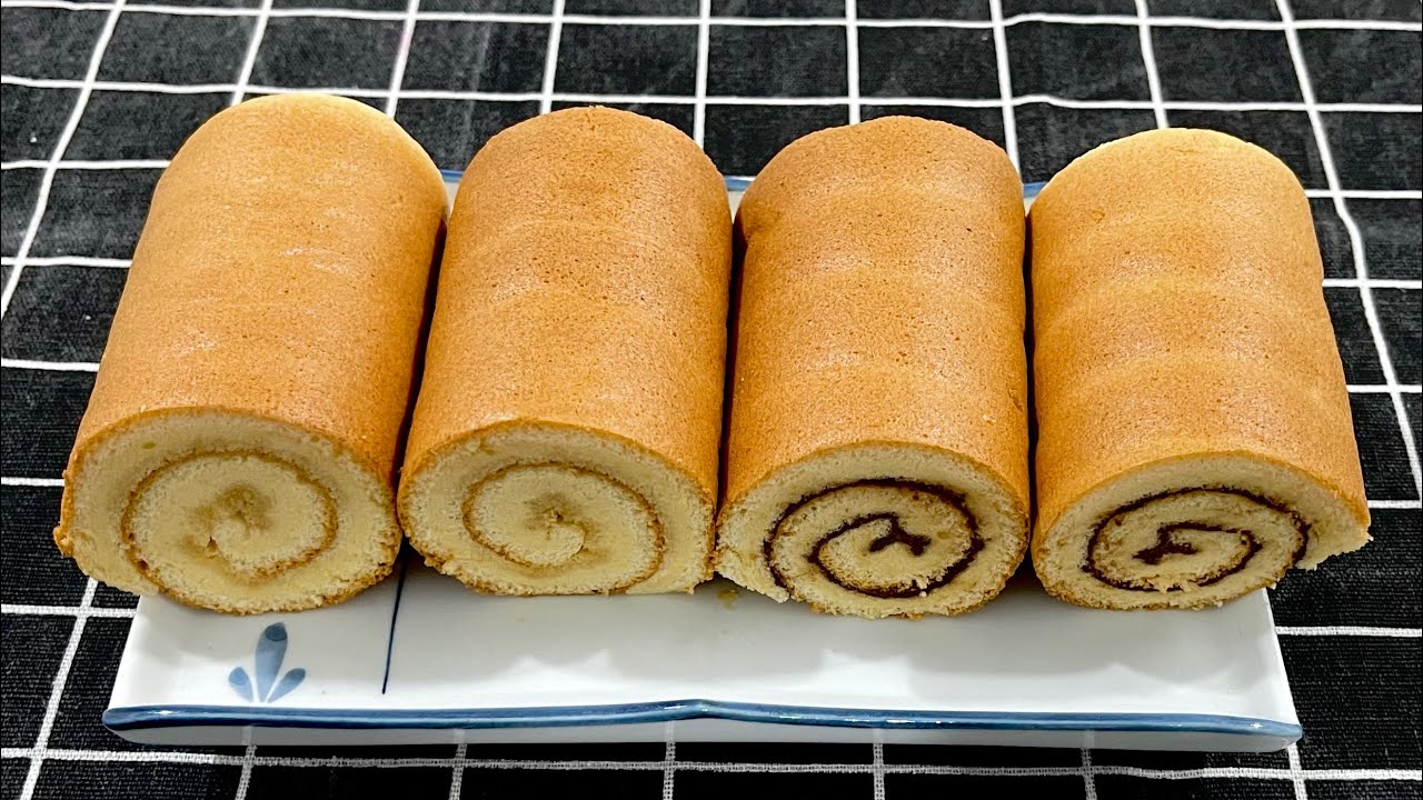 Công Thức Bánh Bông Lan Cuộn Mật ong và Nutella - Mềm, ẩm | Chang's House (Phụ đề)
