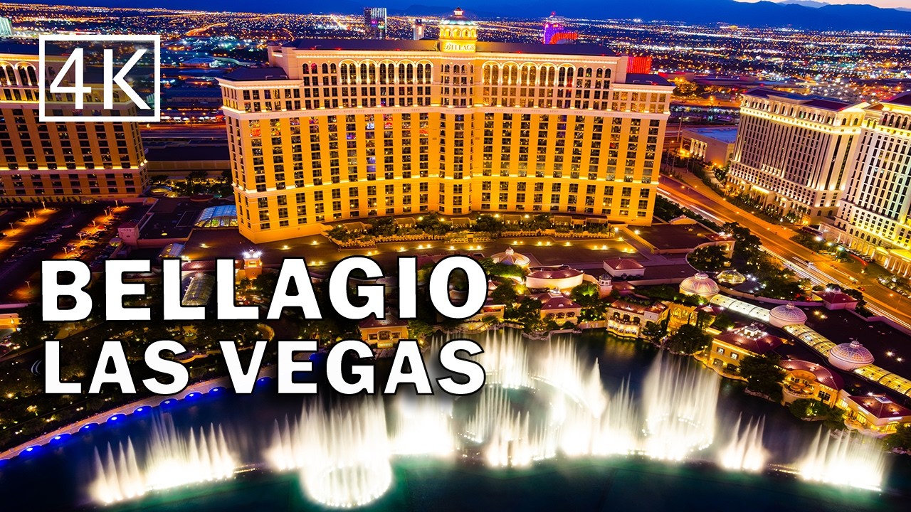 [4K] Bellagio Las Vegas - Walking Tour 🚶‍♀️ Nevada