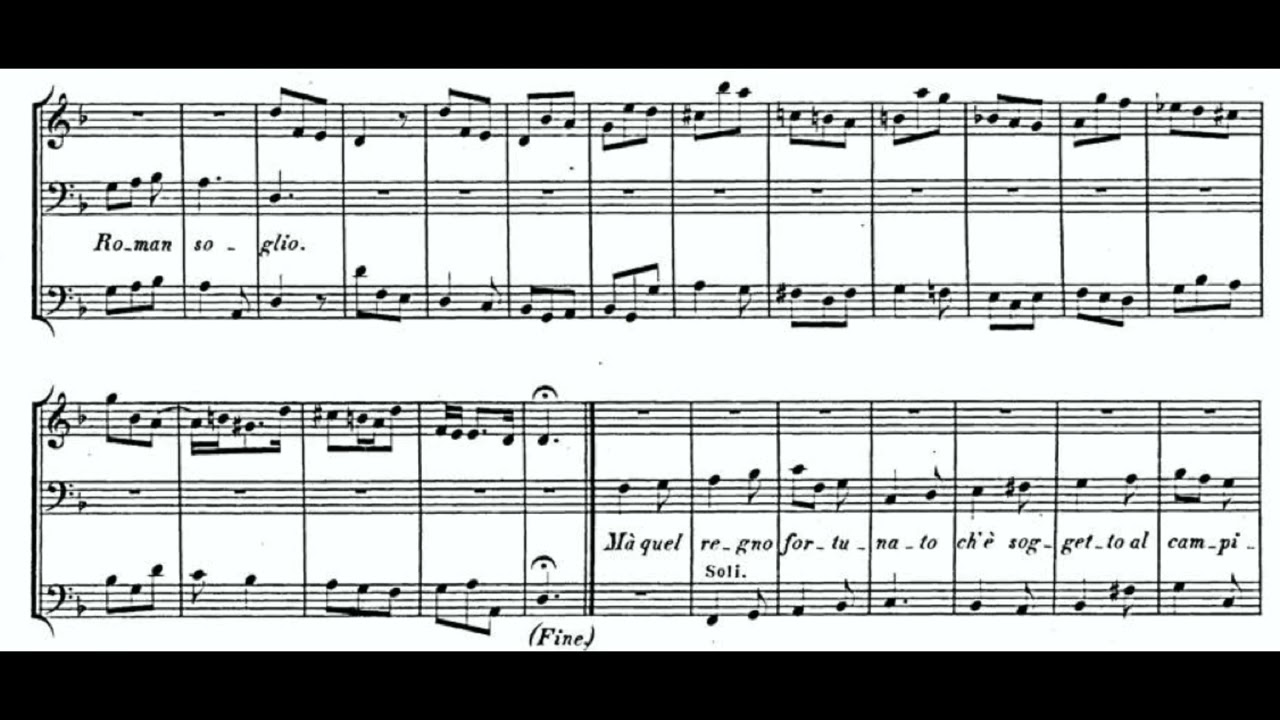 Cade il mondo soggiogato (Aggripina - G.F. Händel) Score Animation