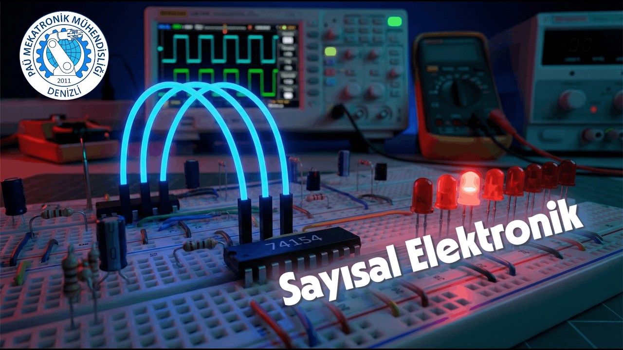 Pamukkale Üniversitesi Mekatronik Mühendisliği - Sayısal Elektronik - 3'ten 8'e Decoder Deneyi