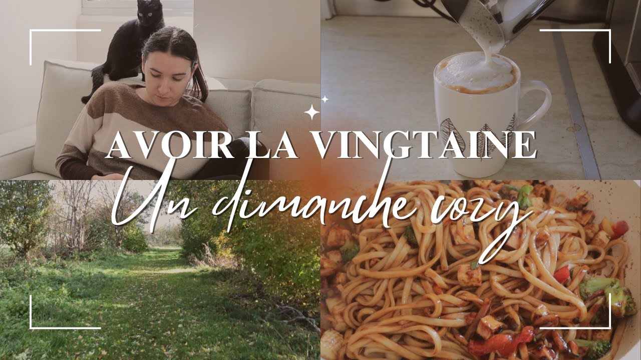 AVOIR LA VINGTAINE | dimanche cozy, balade en forêt, lecture, crêpes, ménage, organisation