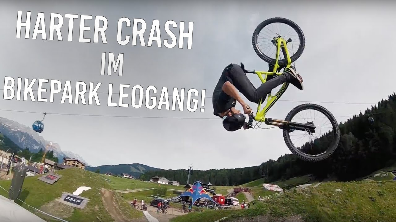 HARTER CRASH bei DIRTJUMP WETTBEWERB im BIKEPARK LEOGANG!