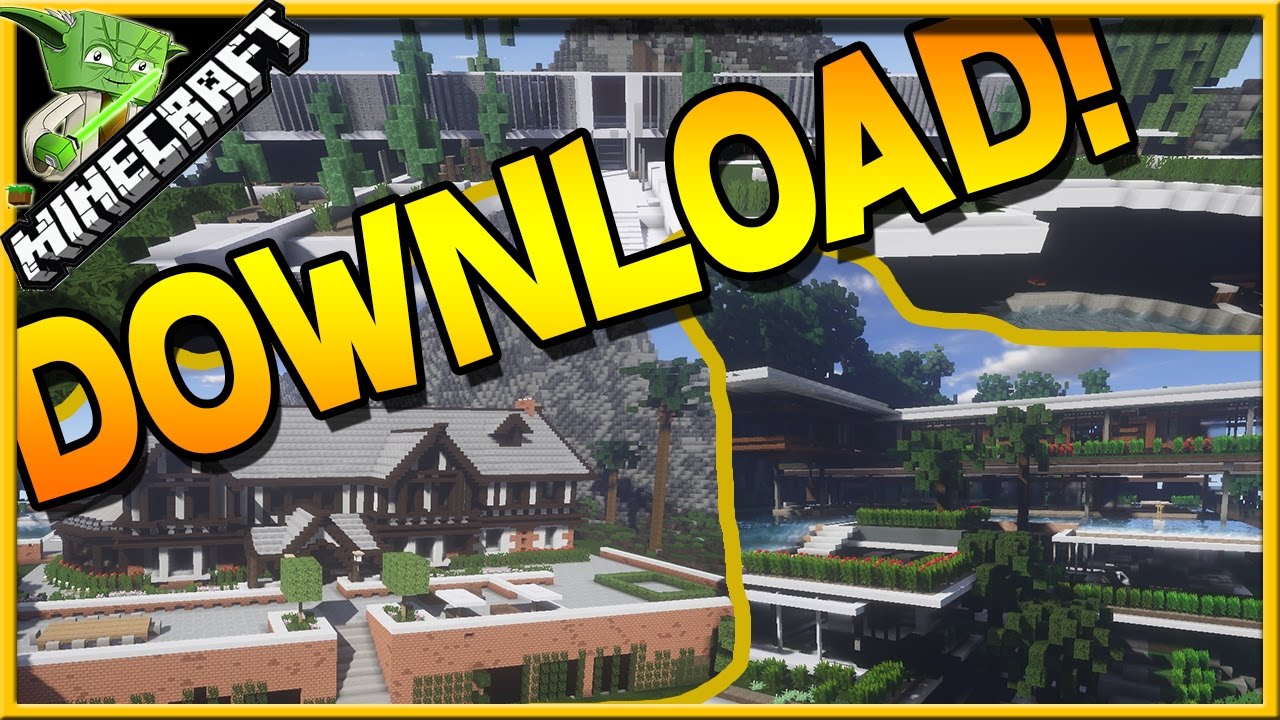 Minecraft Massive Mansion DOWNLOAD!!!!