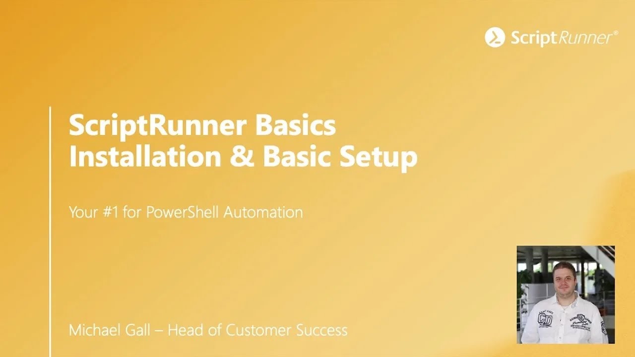 ScriptRunner Basics - Episode 1 - Installation & Basic Setup