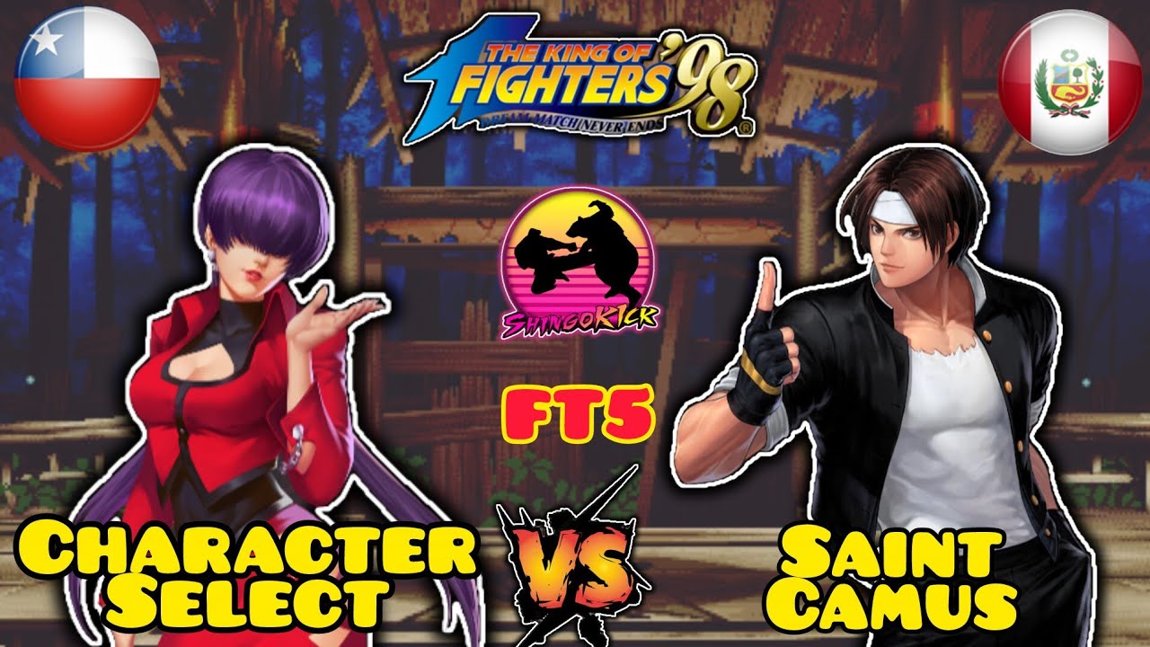 🔥Cyborg Chileno🆚Cero Absoluto🔥🇨🇱CharacterSelect🇨🇱🆚🇵🇪Saint Camus🇵🇪 FT5 #kof98 