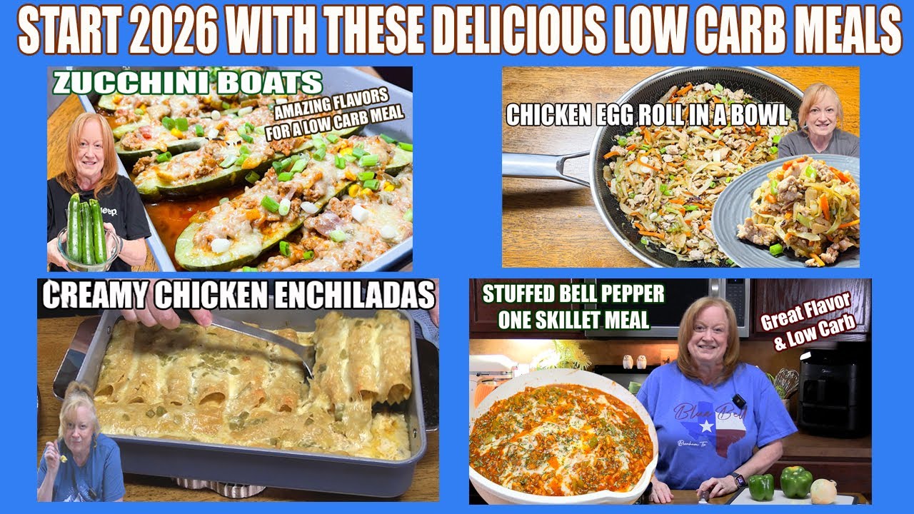 Start 2026 With These DELICIOUS LOW CARB MEALS Part 1