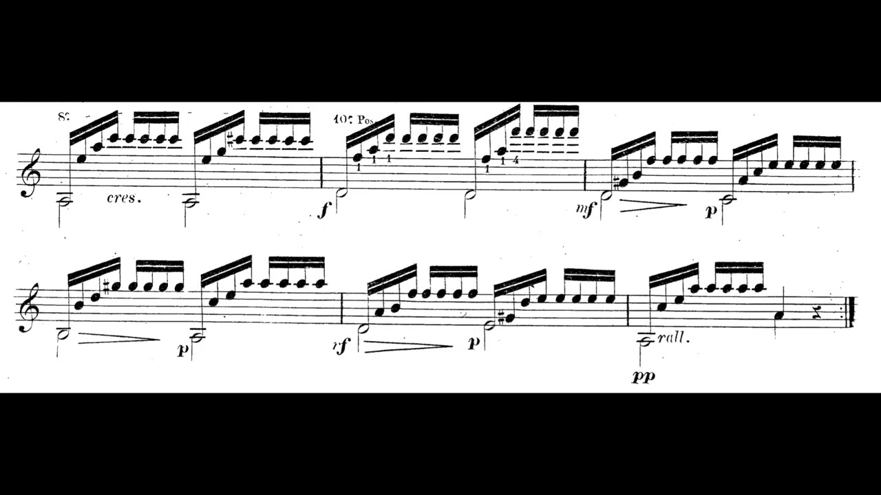 Matteo Carcassi : Etude Op.60-2