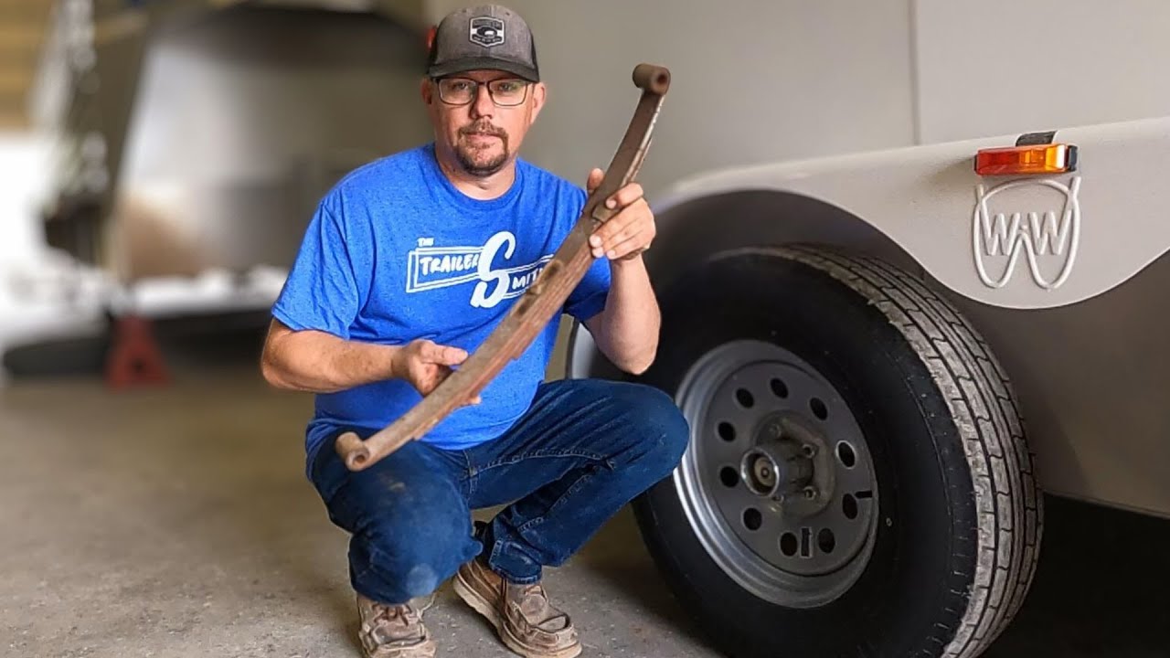 How To Replace Broken Leaf Spring On Your Trailer