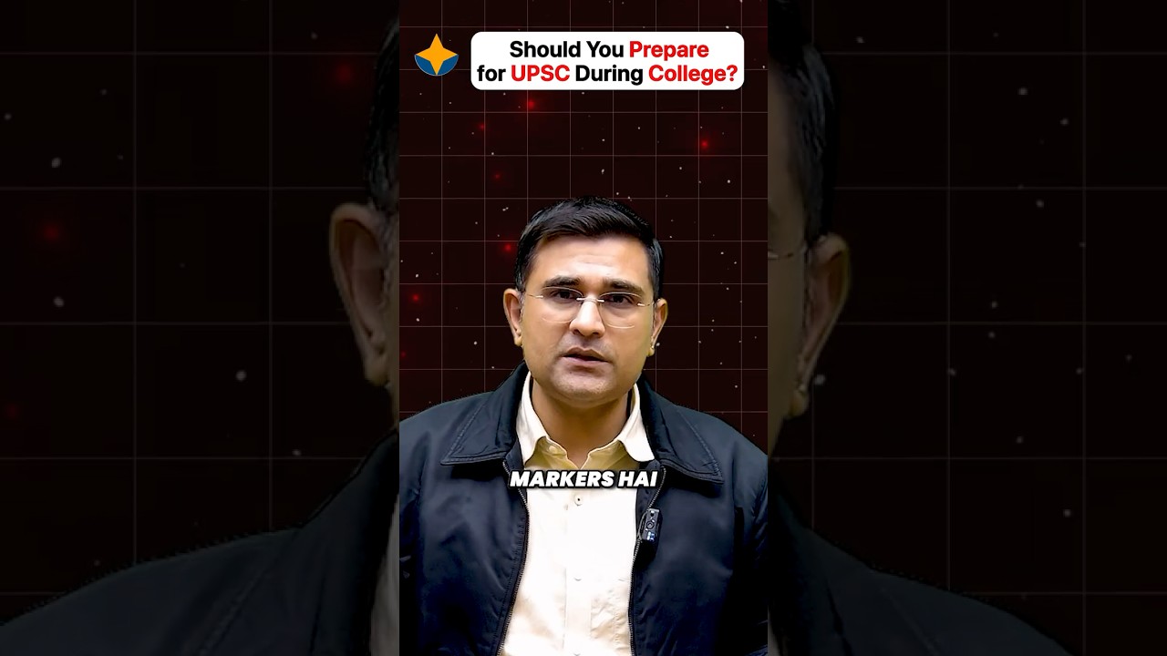 Should You Prepare for UPSC During College? #sarrthiias #shorts #himanshusir