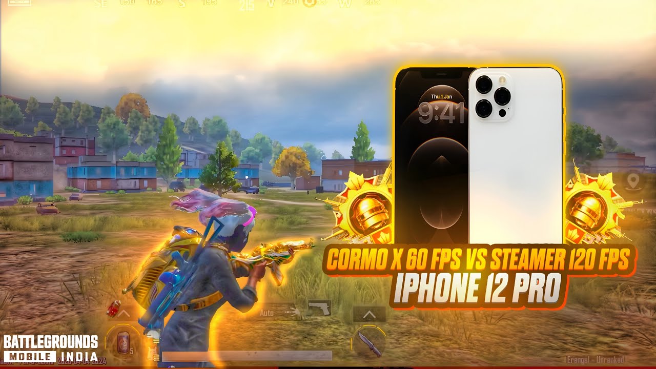 CORMO X 60 FPS VS STREAMER 120 FPS 🔱 IPHONE 12 PRO 