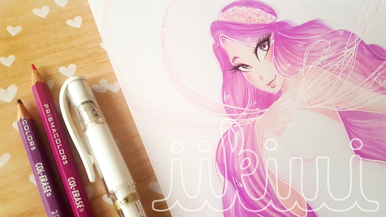 Elemental Ladies Series: Love (#9) -Watercolor Speedpaint | iiKiui