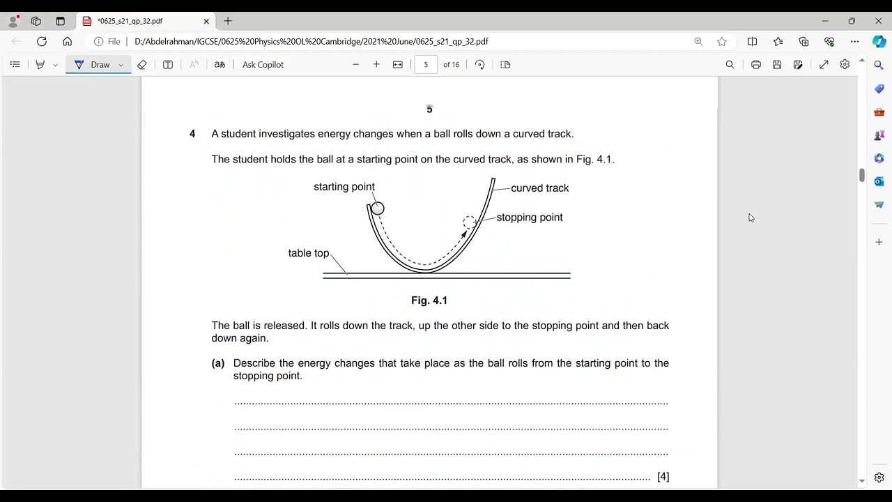 IGCSE Physics 0625/32/M/J/21