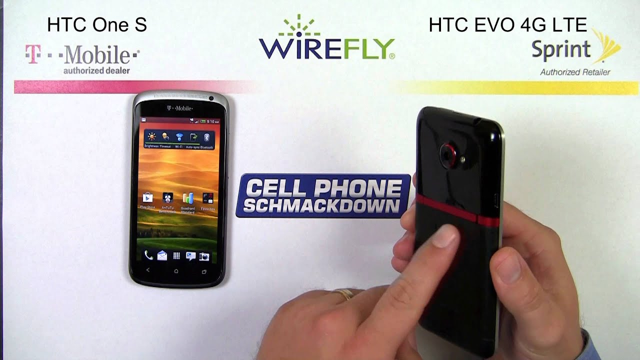 T-Mobile HTC One S vs. HTC EVO 4G LTE for Sprint Smartphone Comparison Review