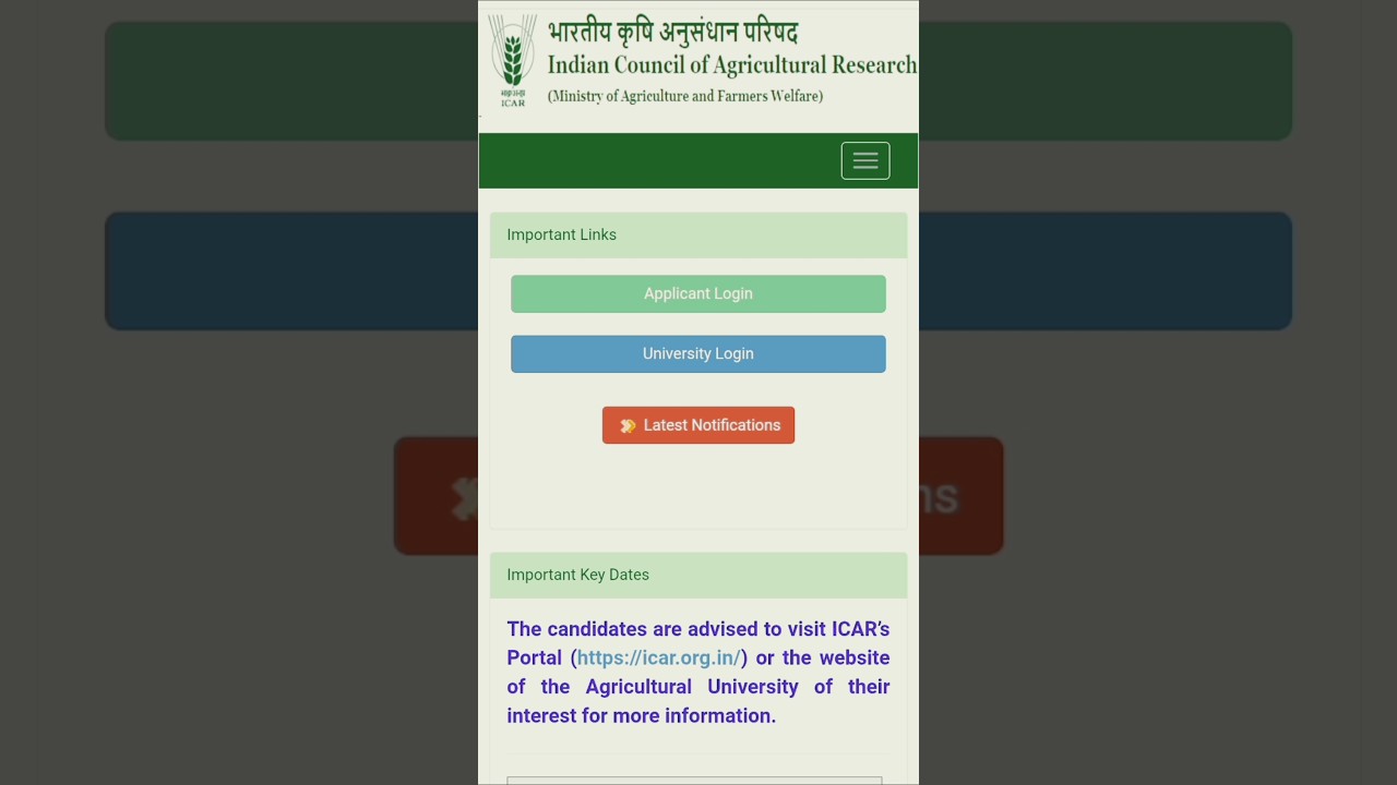 #icar new update #icar counseling latest #icar choice filling #icar news #Agriculture study#viral🏆🏆🔥