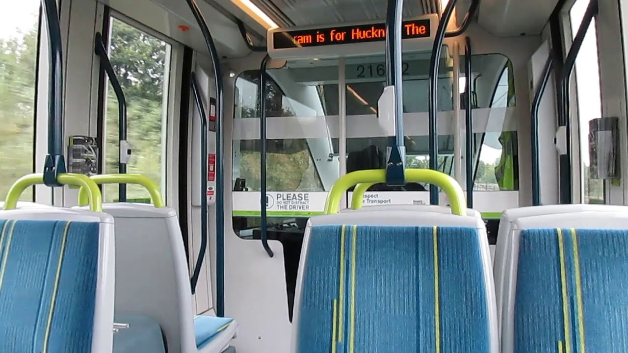 Nottingham Express Transit 216 Alstom Citadis (City to Hucknall)